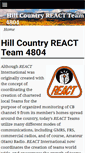 Mobile Screenshot of hillcountryreact.org