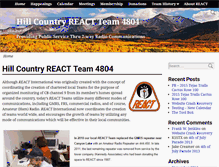 Tablet Screenshot of hillcountryreact.org